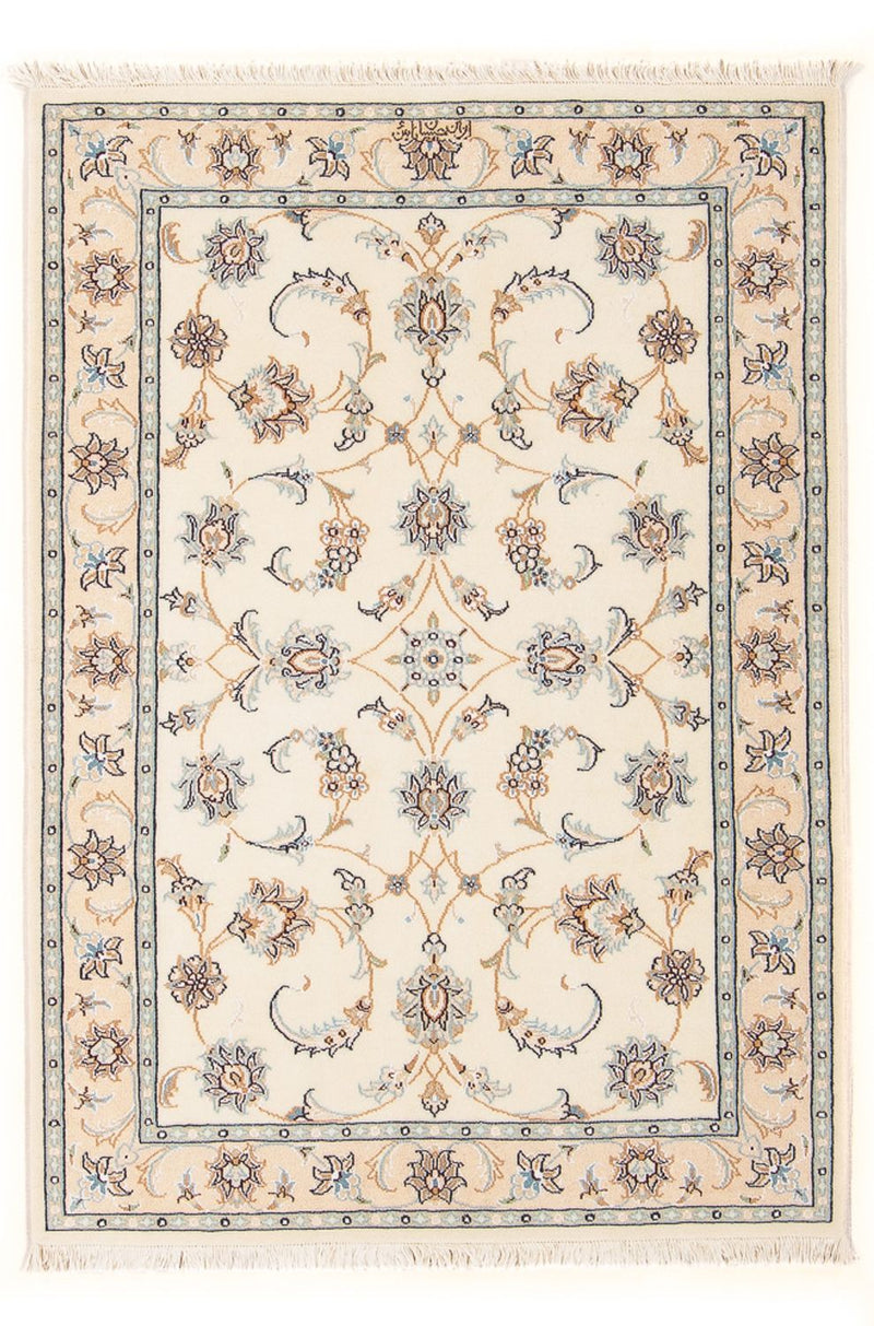 Perserteppich - Nain - Premium - 122 x 82 cm - creme