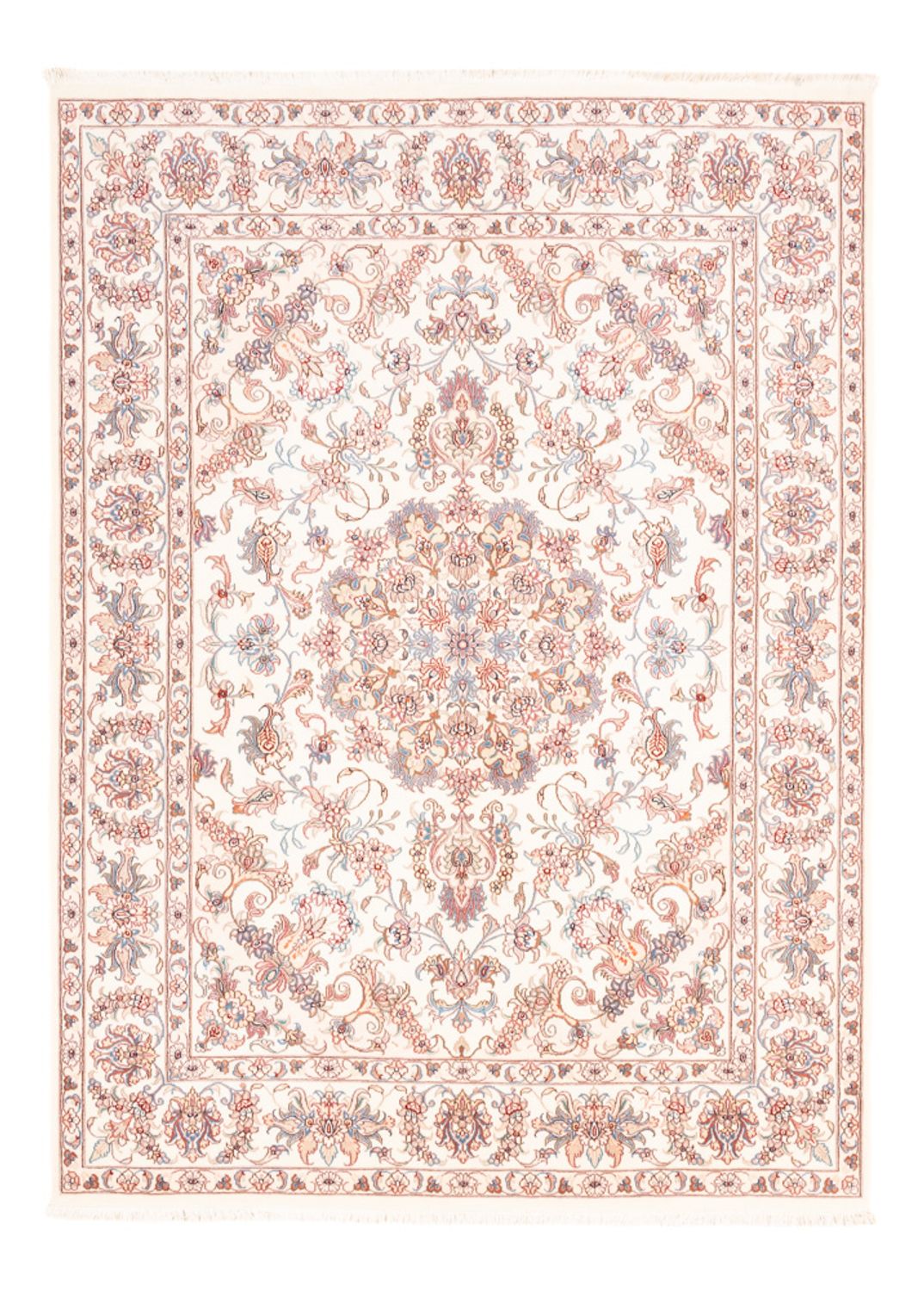Perserteppich - Täbriz - 201 x 148 cm - creme