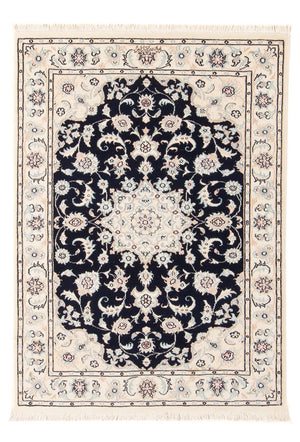 Perserteppich - Nain - Premium - 123 x 80 cm - dunkelblau