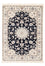 Perserteppich - Nain - Premium - 123 x 80 cm - dunkelblau