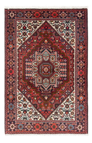 Perserteppich - Nomadic - 124 x 77 cm - dunkelrot