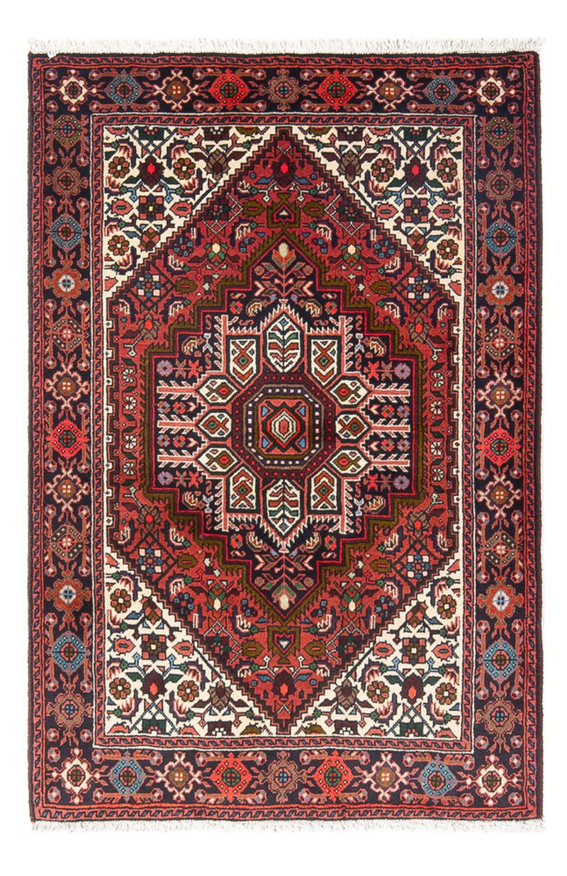 Perserteppich - Nomadic - 124 x 77 cm - dunkelrot