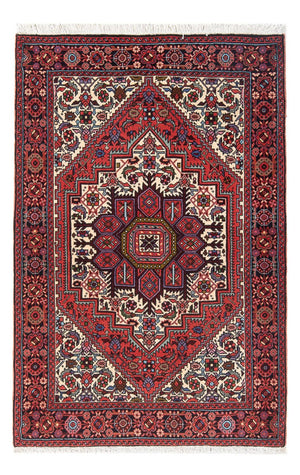 Perserteppich - Nomadic - 123 x 82 cm - dunkelrot