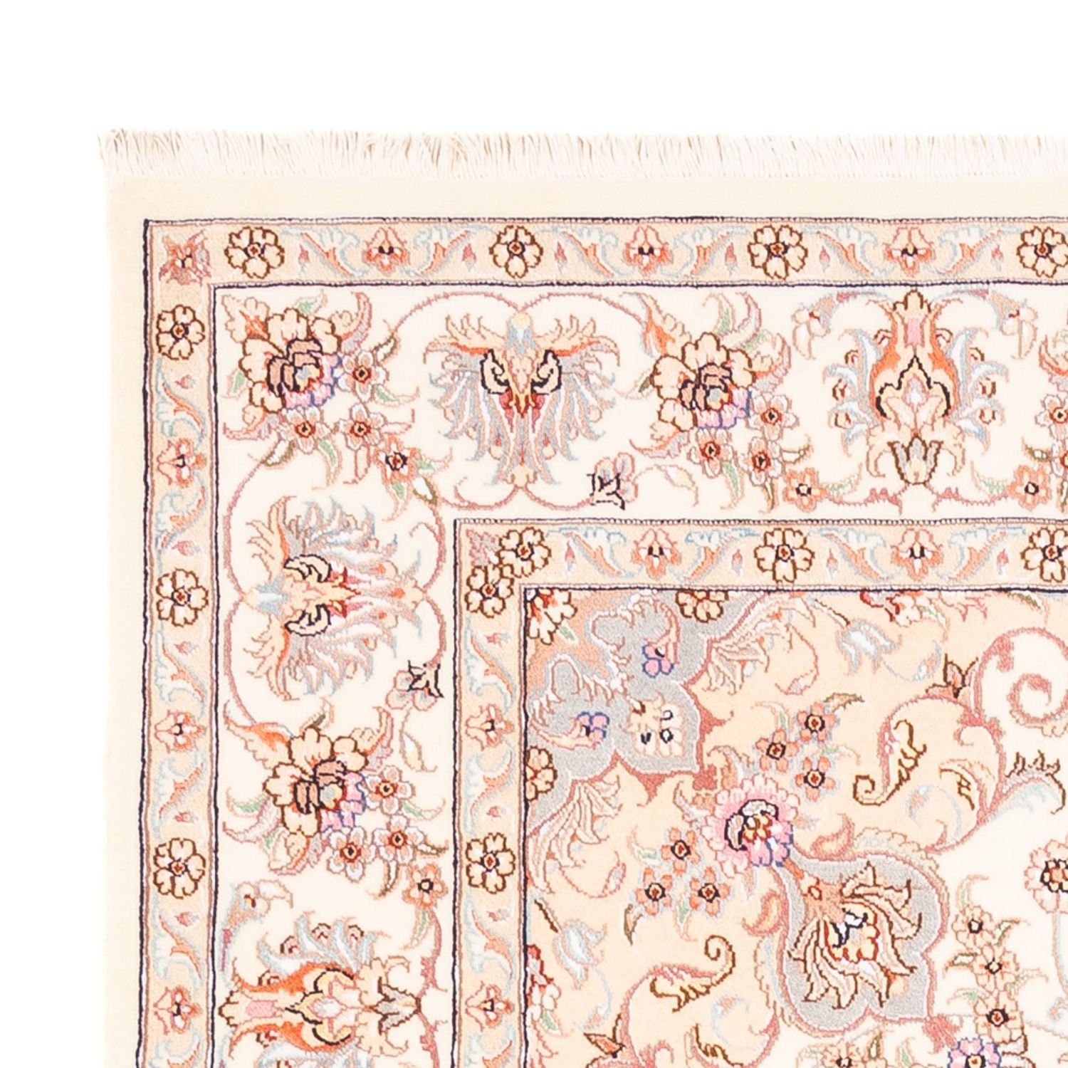 Perserteppich - Täbriz - 202 x 150 cm - creme