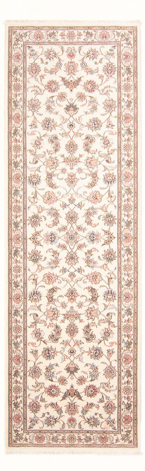 Läufer Perser - Täbriz - Royal - 298 x 91 cm - creme