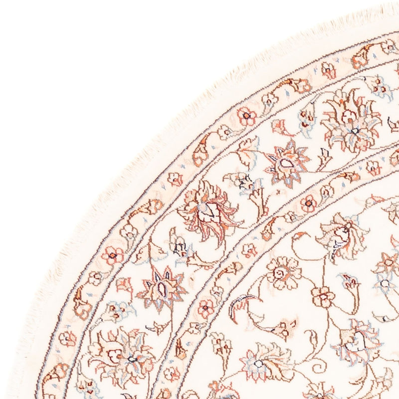 Perserteppich - Täbriz rund  - 153 x 150 cm - creme