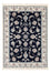 Perserteppich - Nain - Premium - 119 x 82 cm - dunkelblau