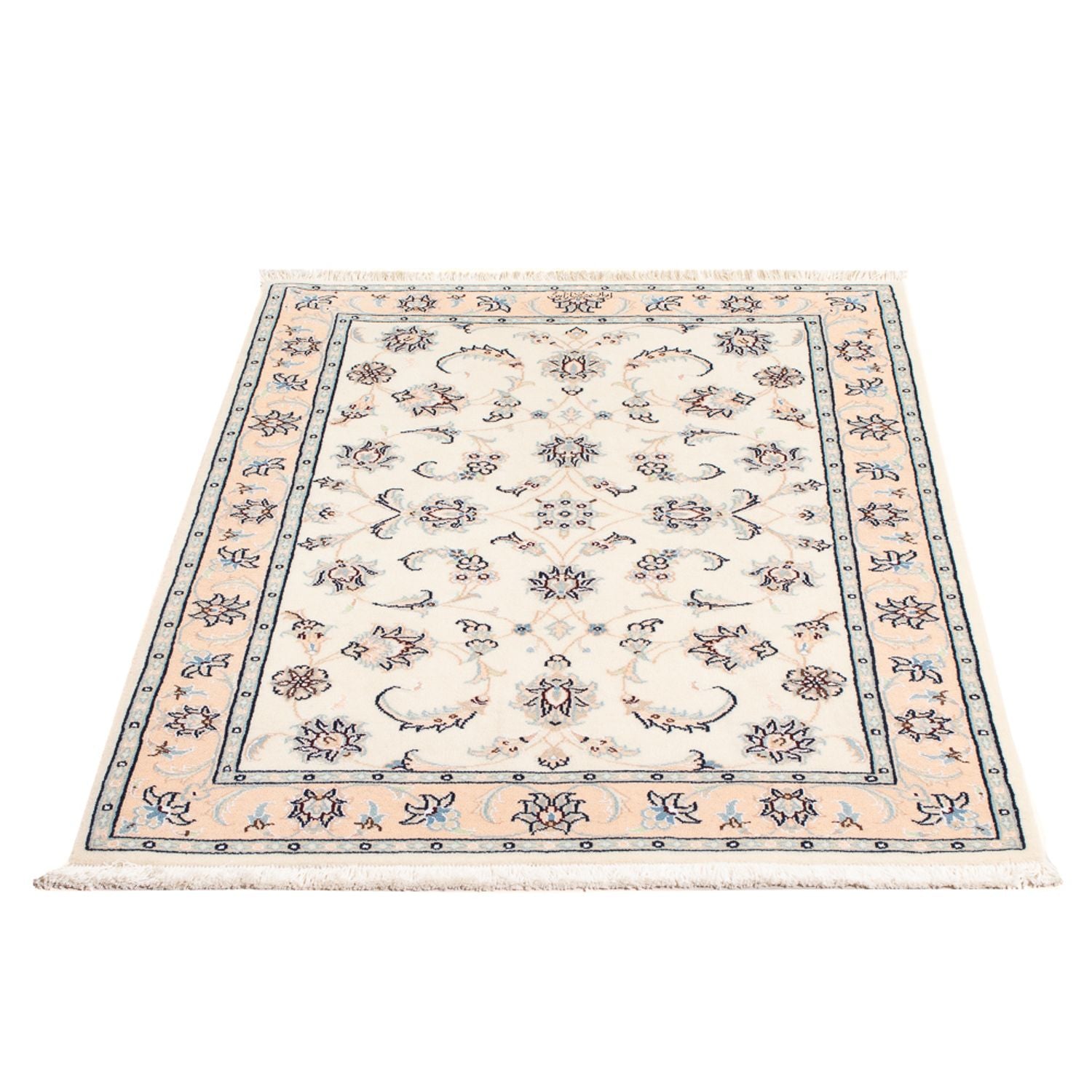 Perserteppich - Nain - Premium - 115 x 82 cm - creme