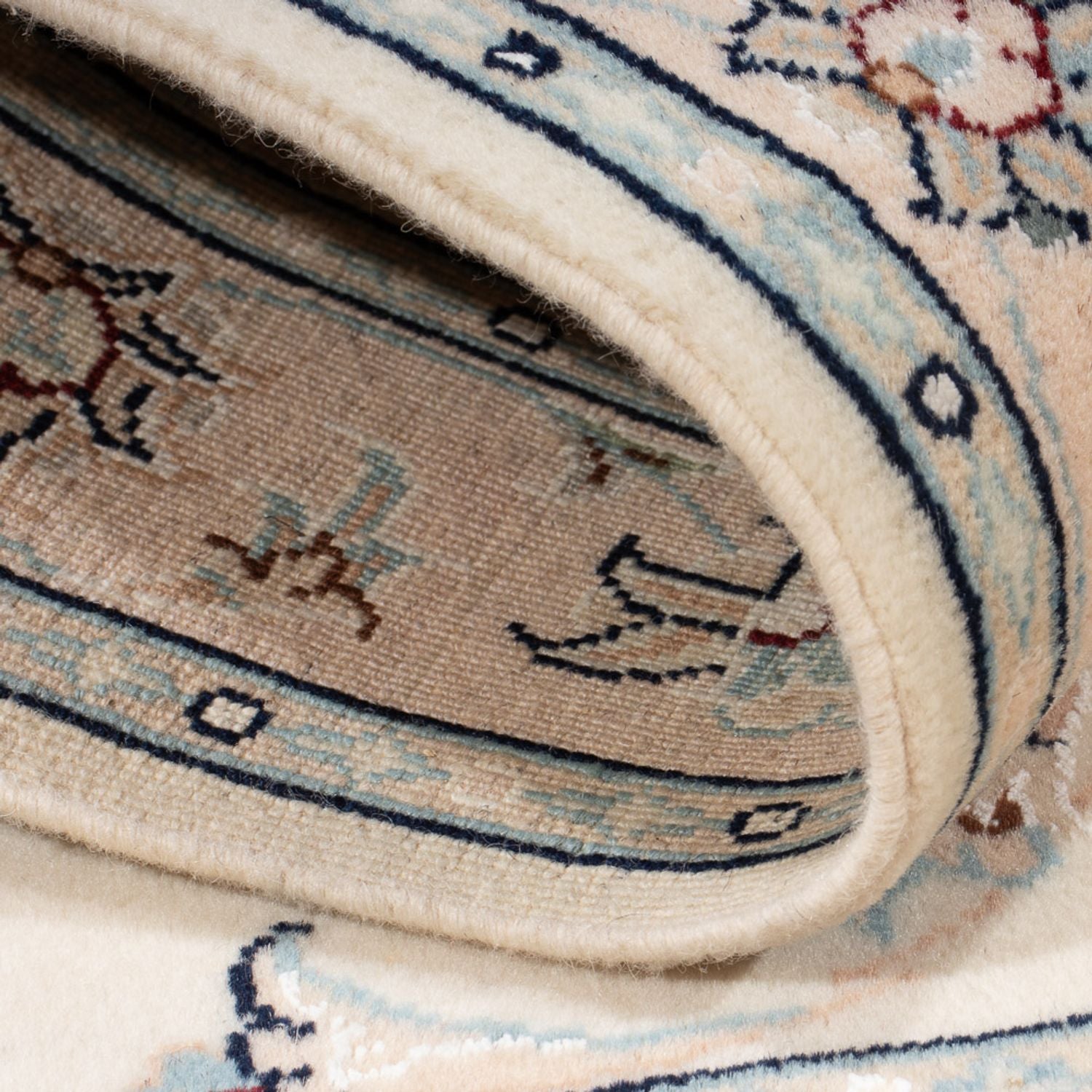 Perserteppich - Nain - Premium - 126 x 80 cm - creme