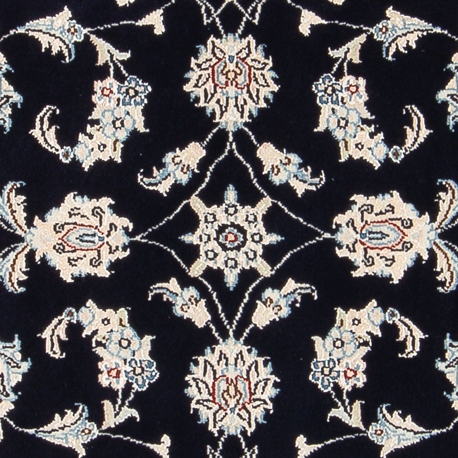 Perserteppich - Nain - Premium - 120 x 80 cm - dunkelblau