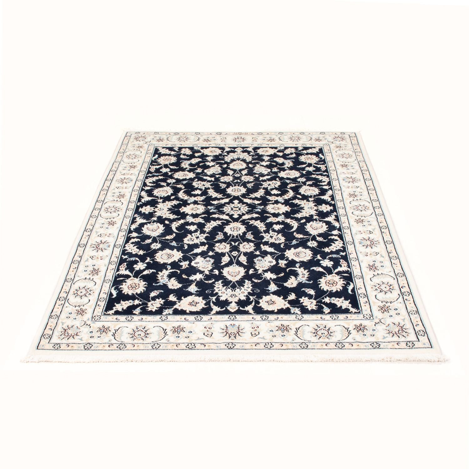 Perserteppich - Nain - Royal - 175 x 120 cm - dunkelblau