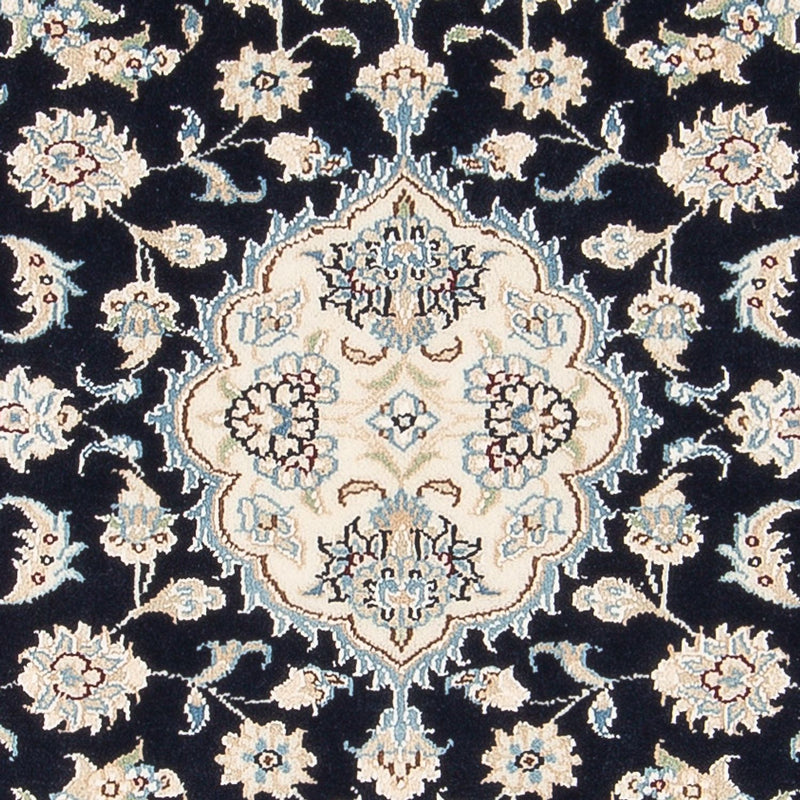 Perserteppich - Nain - Premium - 138 x 82 cm - dunkelblau