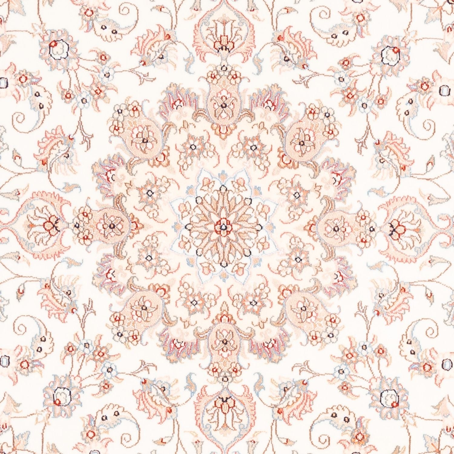 Perserteppich - Täbriz rund  - 157 x 151 cm - creme