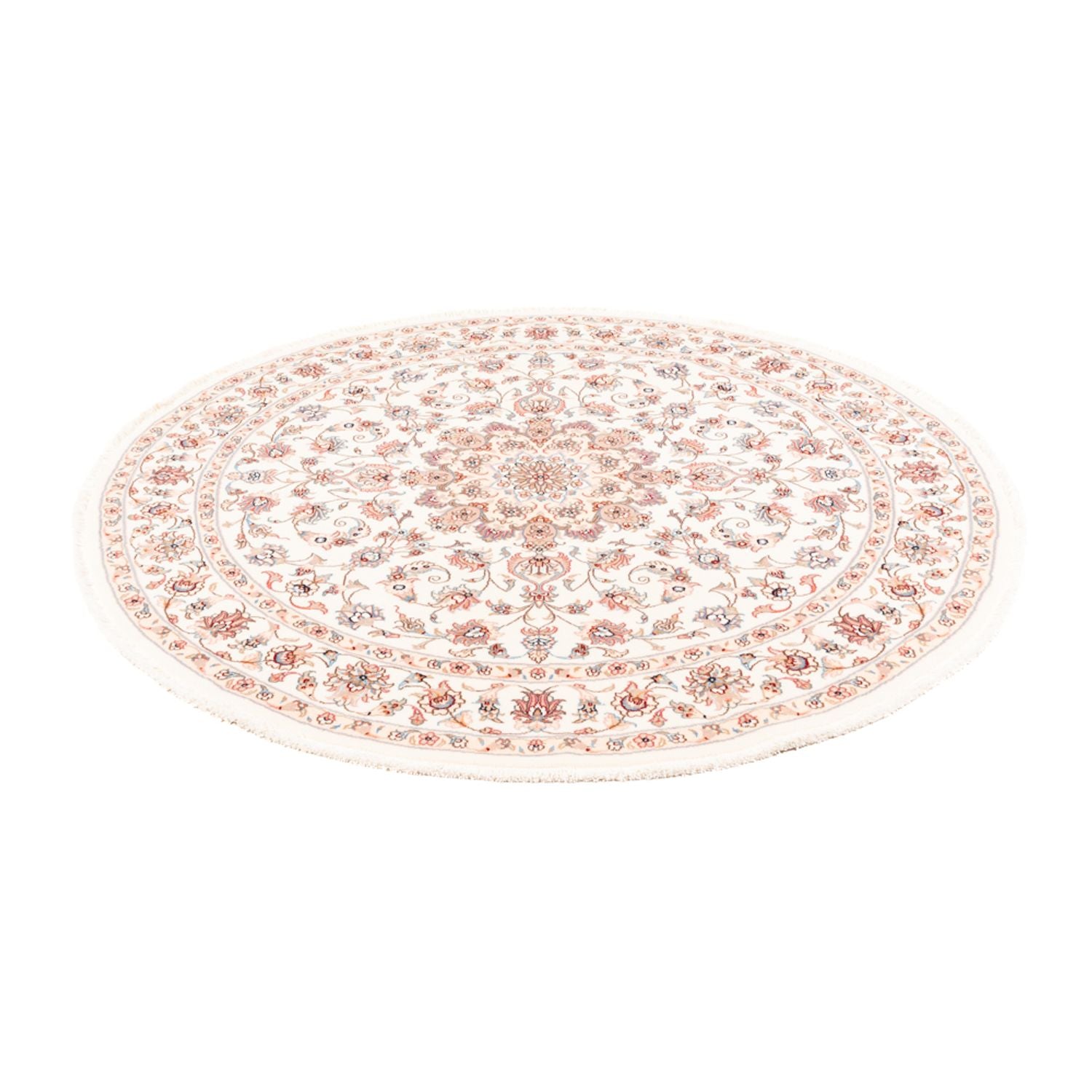 Perserteppich - Täbriz rund  - 157 x 151 cm - creme