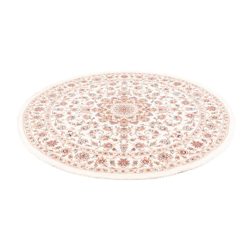 Perserteppich - Täbriz rund  - 157 x 151 cm - creme