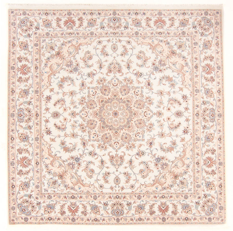 Perserteppich - Täbriz - Royal quadratisch  - 205 x 200 cm - creme