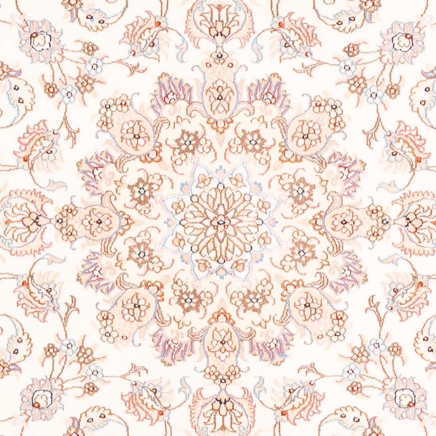 Perserteppich - Täbriz rund  - 150 x 150 cm - creme