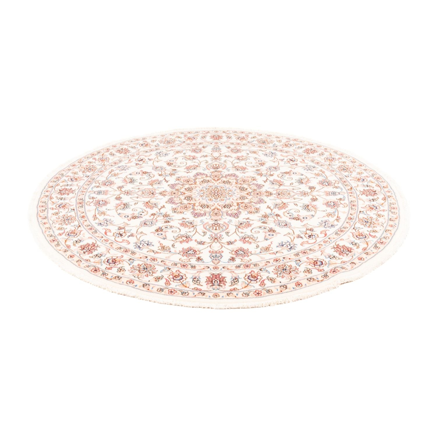 Perserteppich - Täbriz rund  - 150 x 150 cm - creme