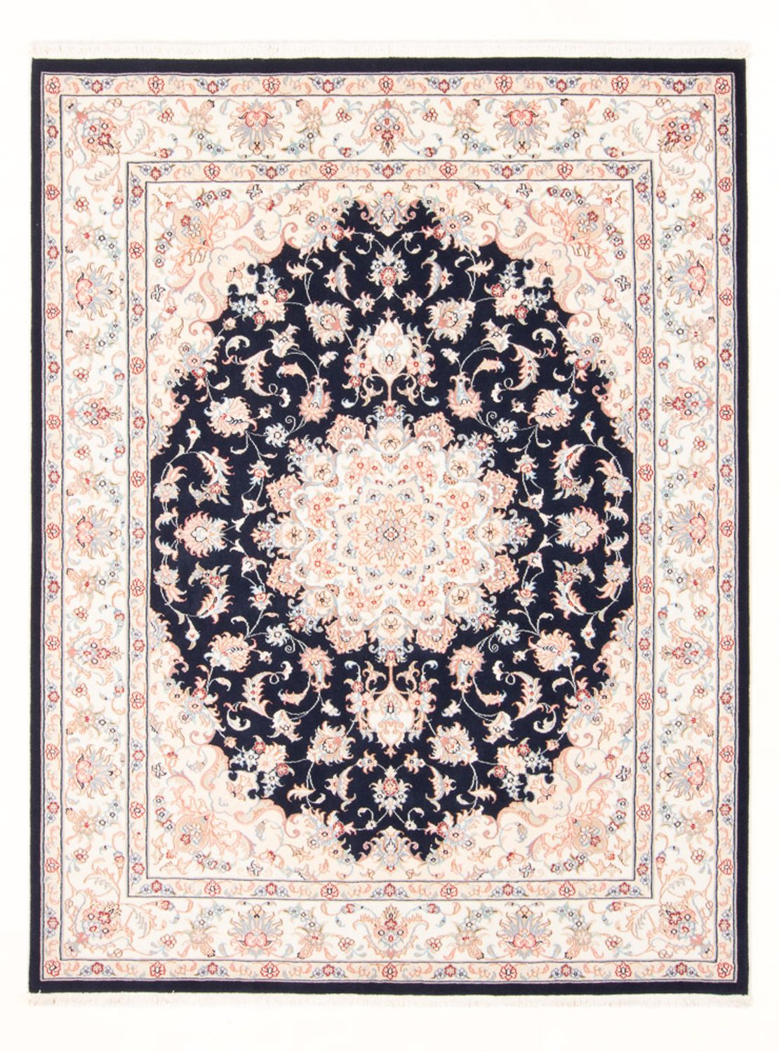 Perserteppich - Täbriz - Royal - 200 x 149 cm - dunkelblau