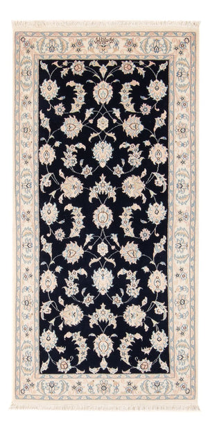 Perserteppich - Nain - Premium - 148 x 74 cm - dunkelblau