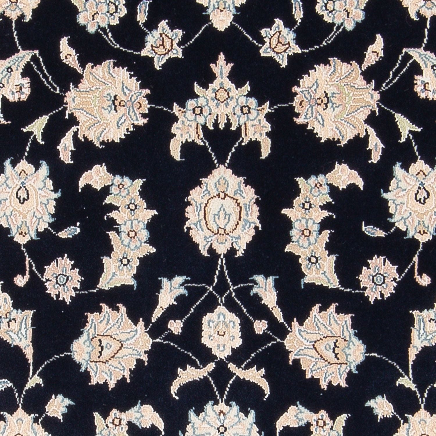 Perserteppich - Nain - Premium - 148 x 74 cm - dunkelblau