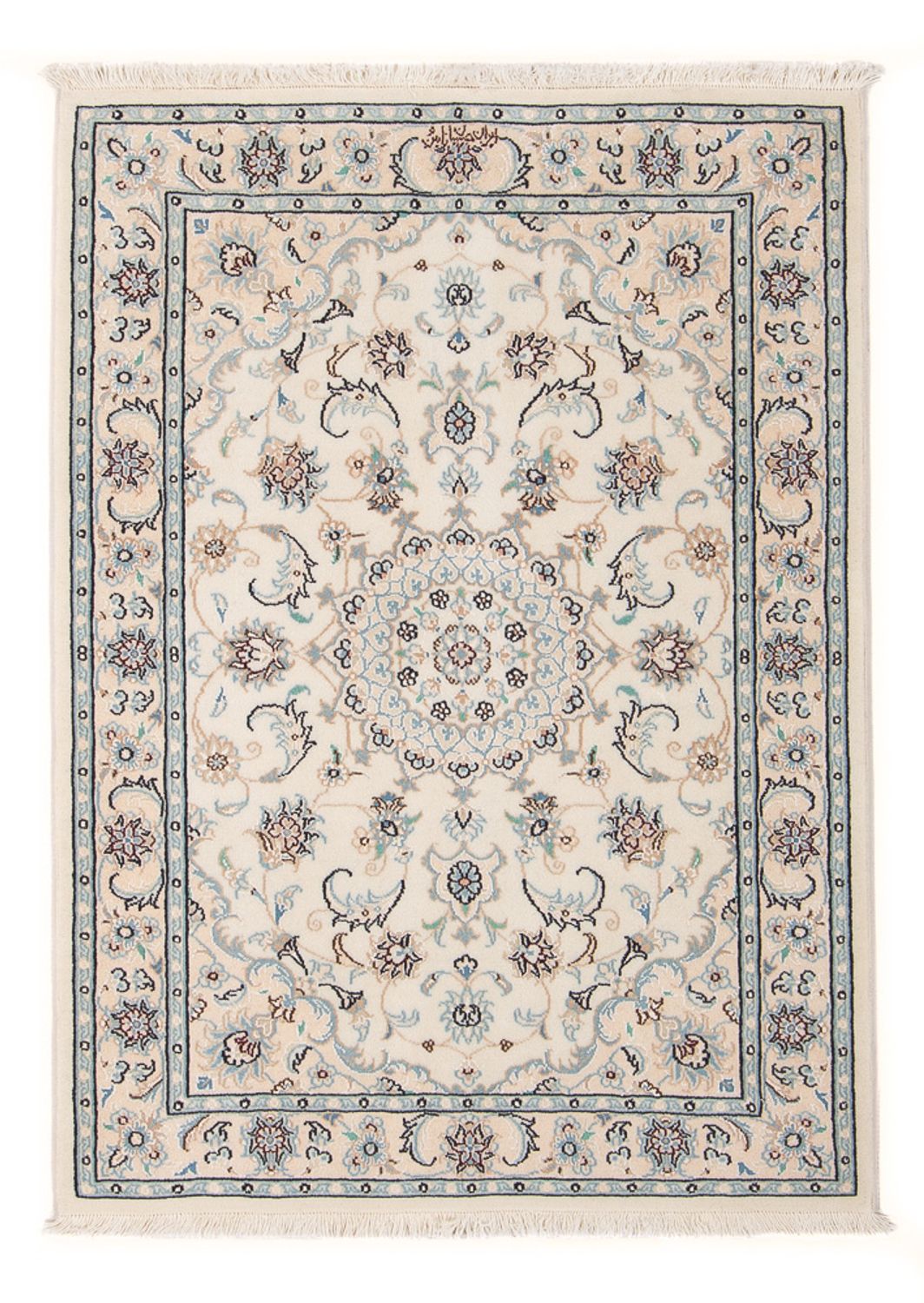 Perserteppich - Nain - Premium - 120 x 80 cm - creme