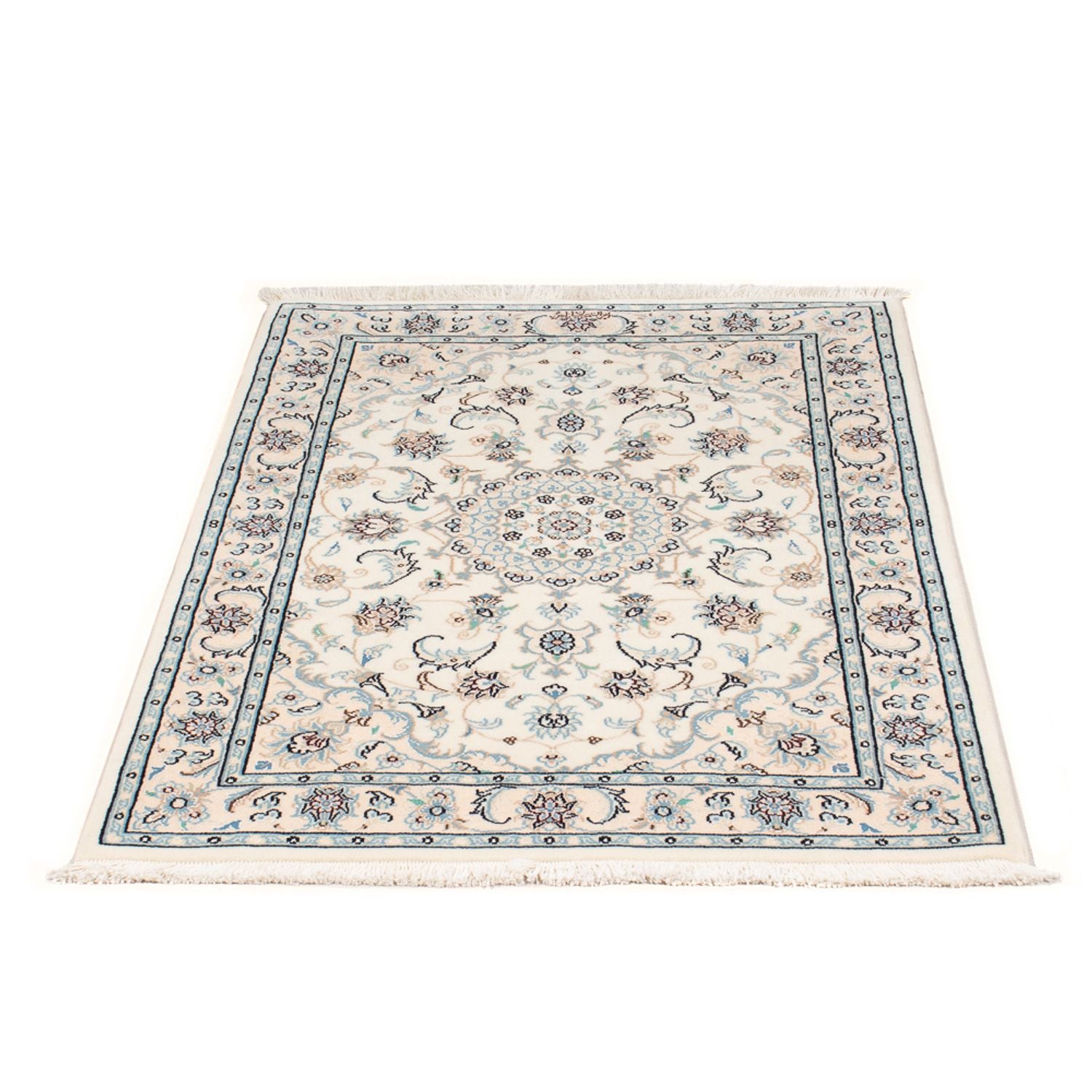 Perserteppich - Nain - Premium - 120 x 80 cm - creme