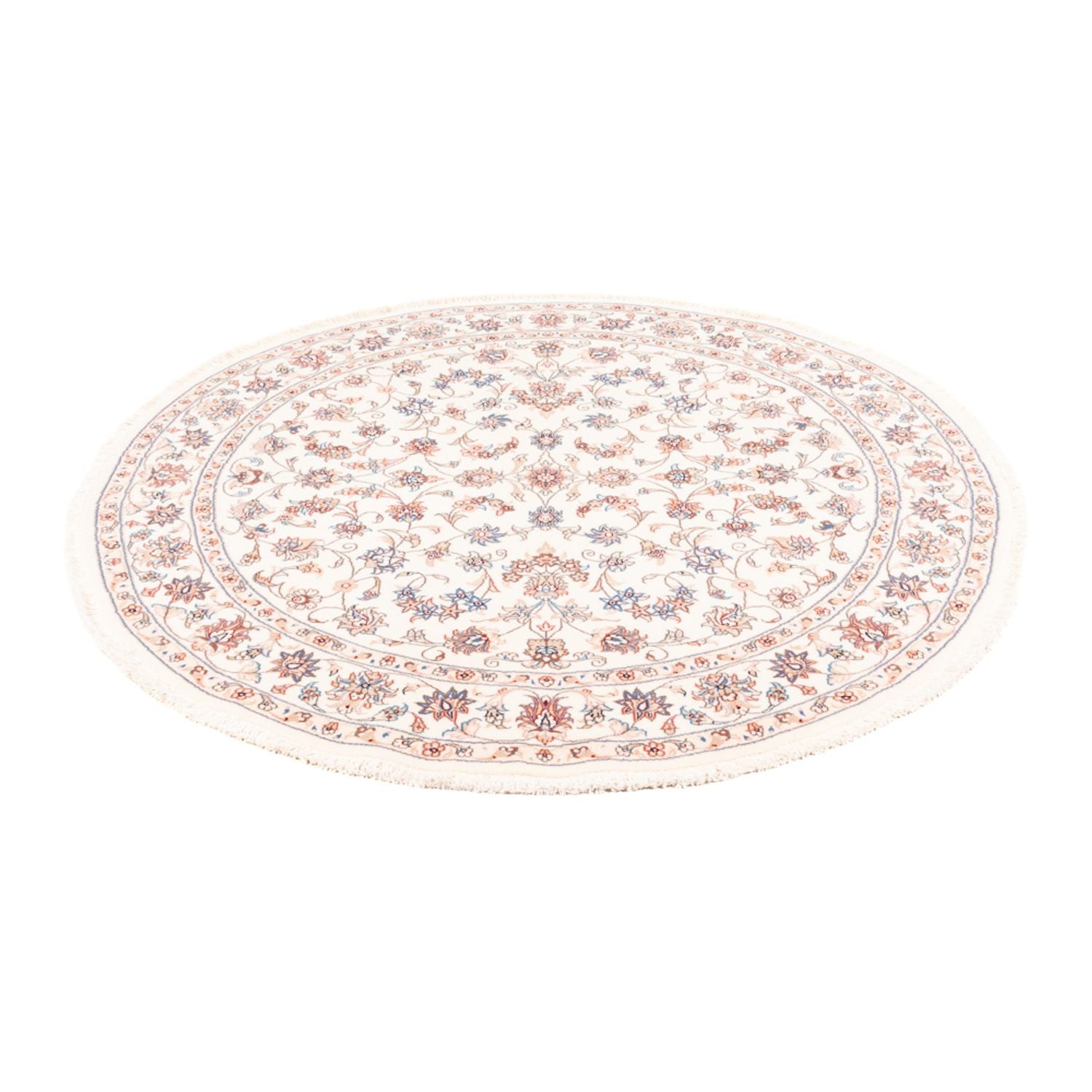 Perserteppich - Täbriz rund  - 152 x 146 cm - creme