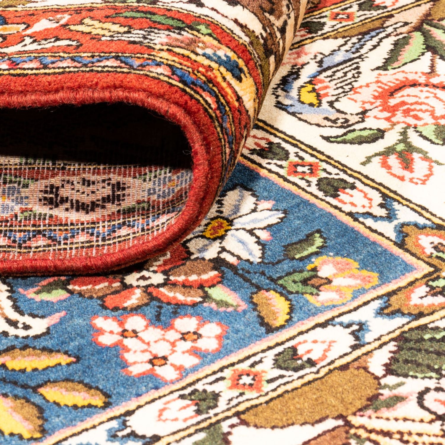 Perserteppich - Nomadic - 291 x 204 cm - dunkelbeige