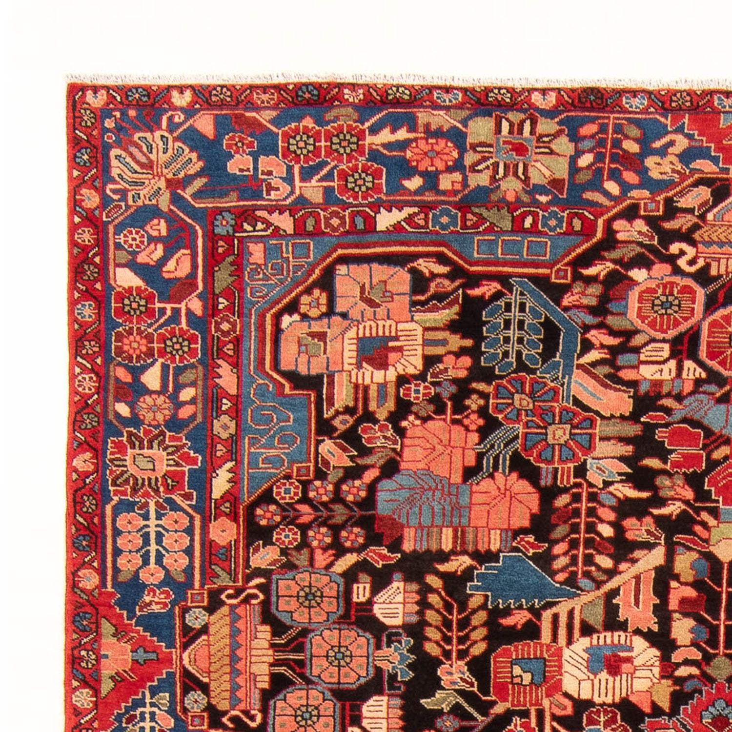 Perserteppich - Nomadic - 280 x 198 cm - dunkelblau