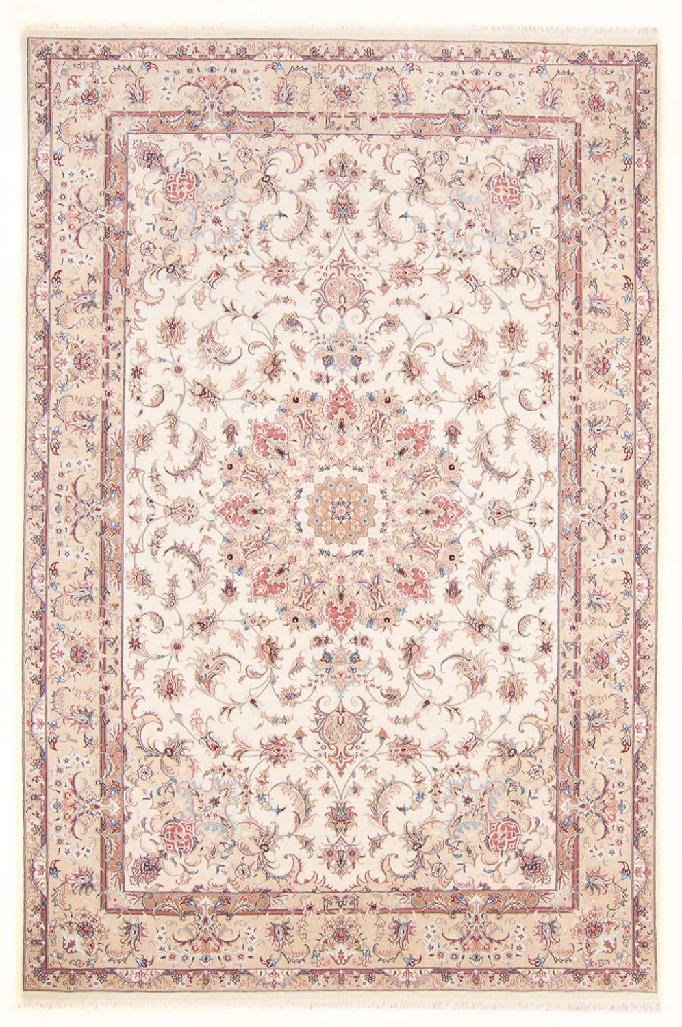Perserteppich - Täbriz - Royal - 297 x 198 cm - creme