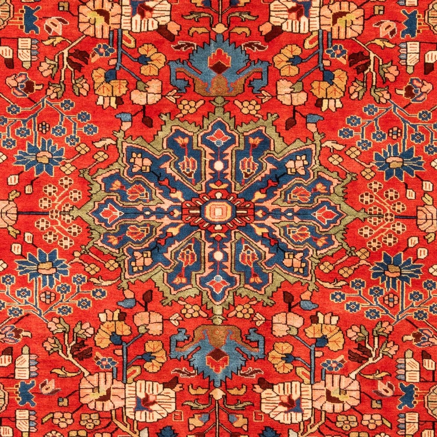 Perserteppich - Nomadic - 286 x 202 cm - rot