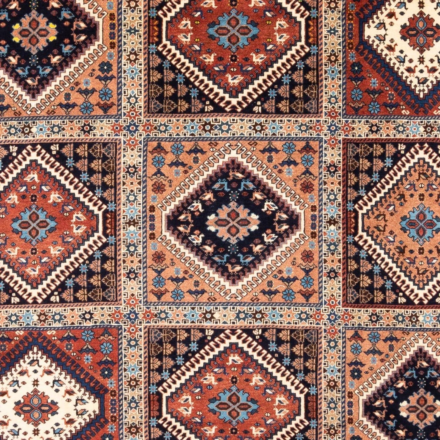 Perserteppich - Nomadic - 306 x 206 cm - bordeauxrot