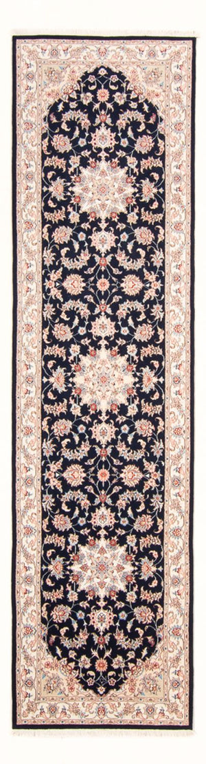 Läufer Perser - Täbriz - Royal - 295 x 81 cm - dunkelblau