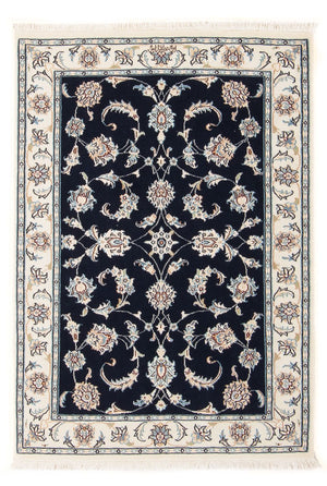 Perserteppich - Nain - Premium - 118 x 80 cm - dunkelblau