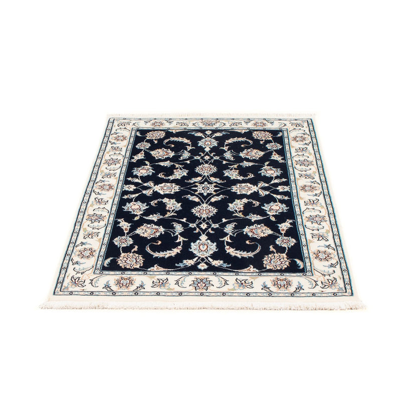 Perserteppich - Nain - Premium - 118 x 80 cm - dunkelblau