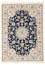 Perserteppich - Nain - Premium - 120 x 80 cm - dunkelblau