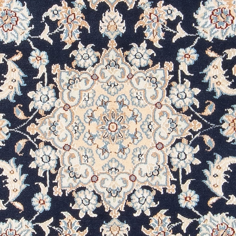 Perserteppich - Nain - Premium - 120 x 80 cm - dunkelblau