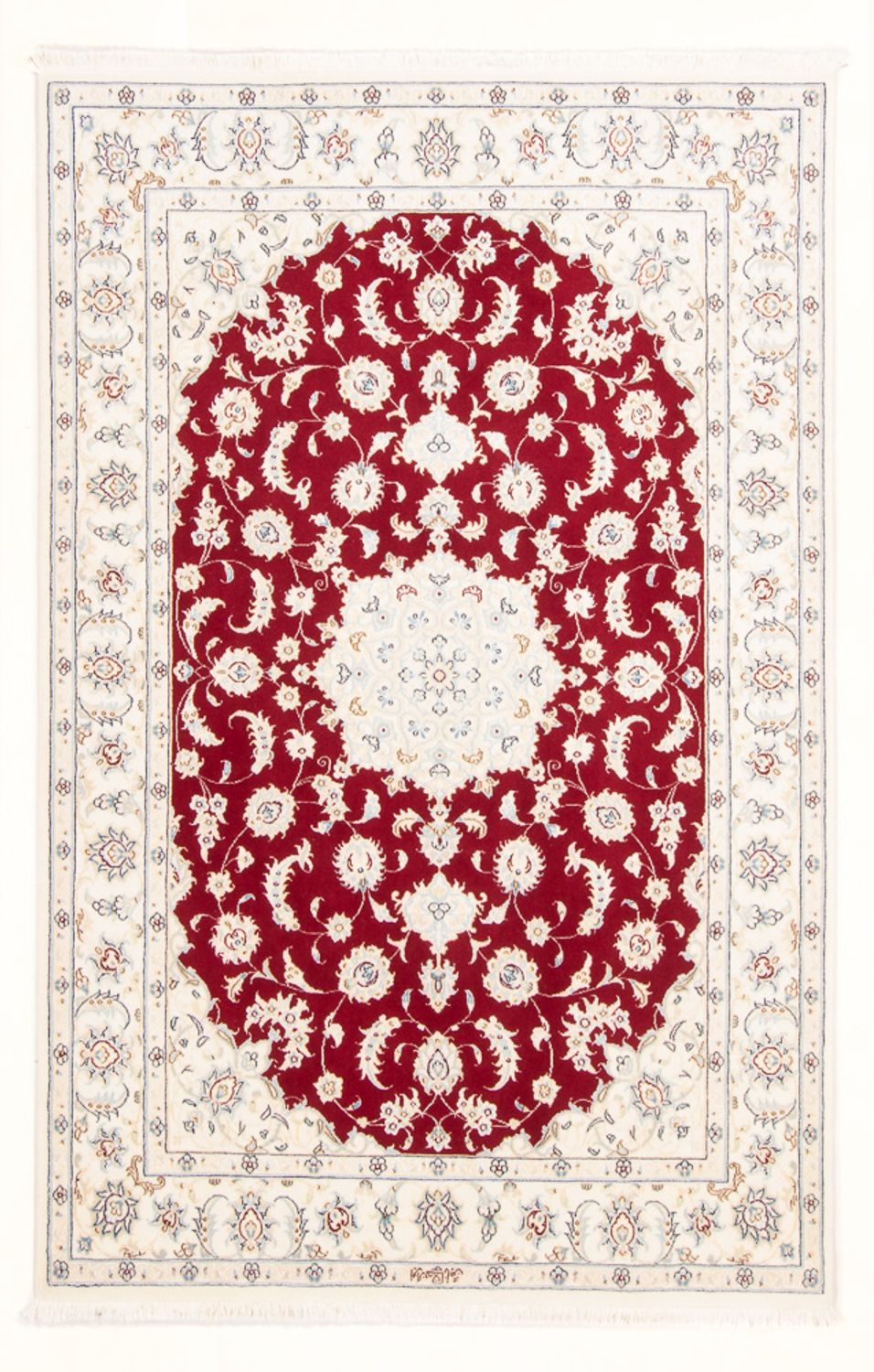 Perserteppich - Nain - Royal - 178 x 118 cm - rot