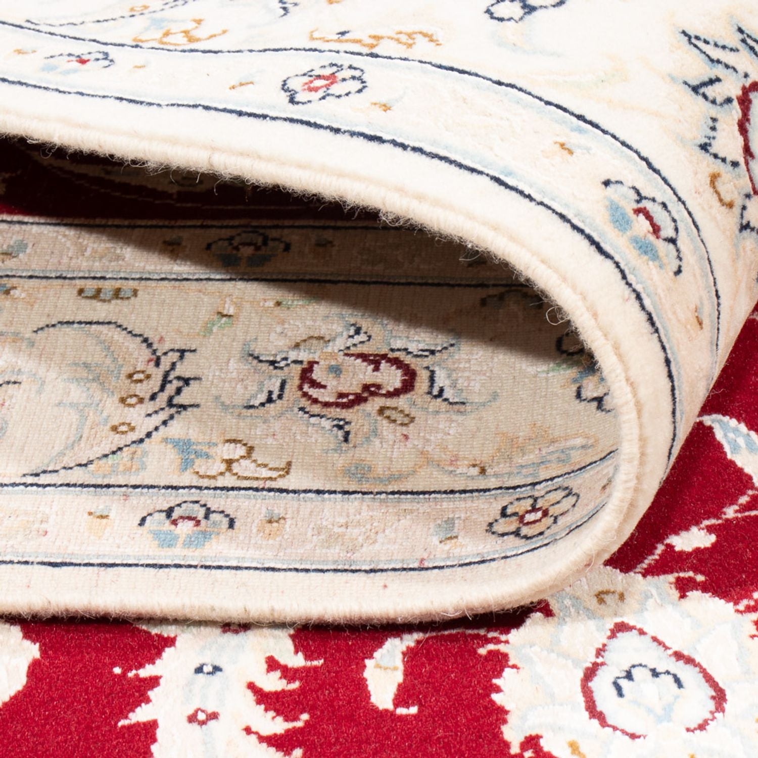 Perserteppich - Nain - Royal - 178 x 118 cm - rot