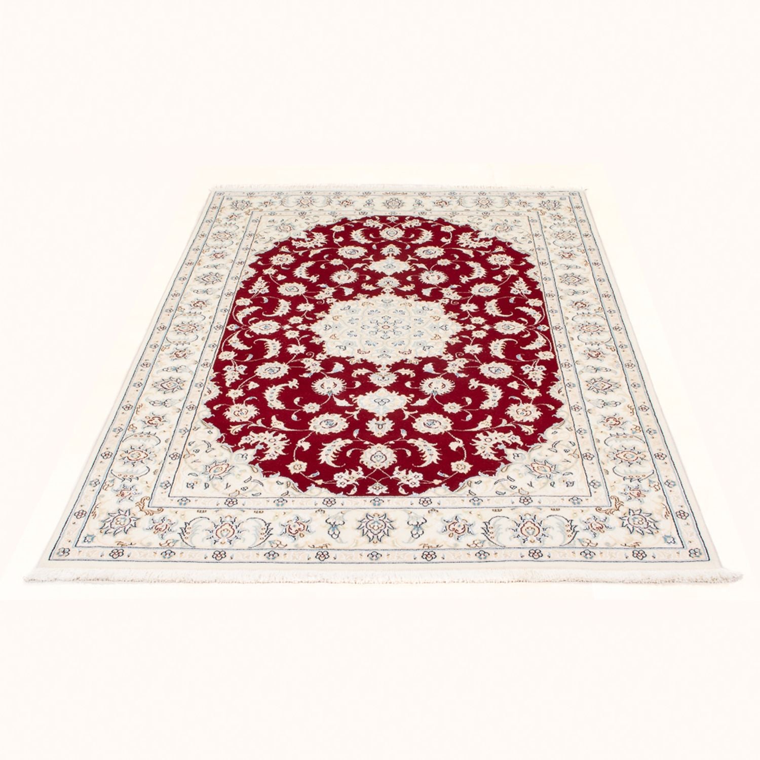 Perserteppich - Nain - Royal - 178 x 118 cm - rot