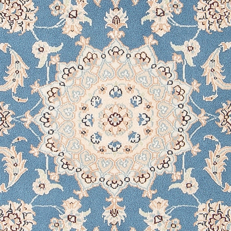 Perserteppich - Nain - Premium - 117 x 80 cm - hellblau