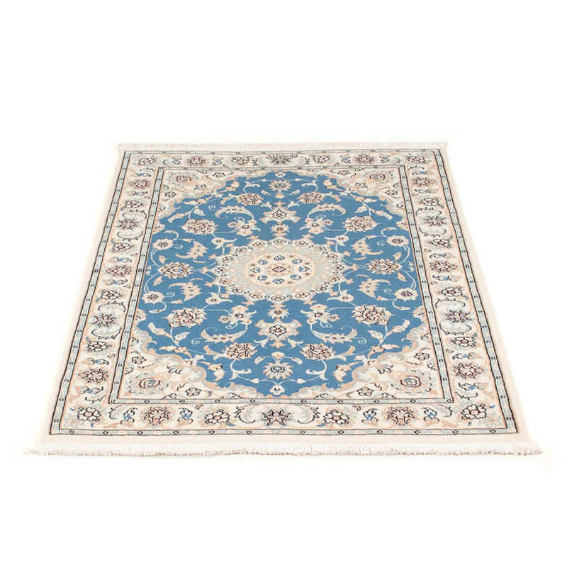 Perserteppich - Nain - Premium - 117 x 80 cm - hellblau