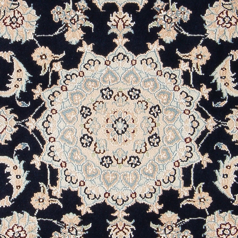 Perserteppich - Nain - Premium - 118 x 81 cm - dunkelblau