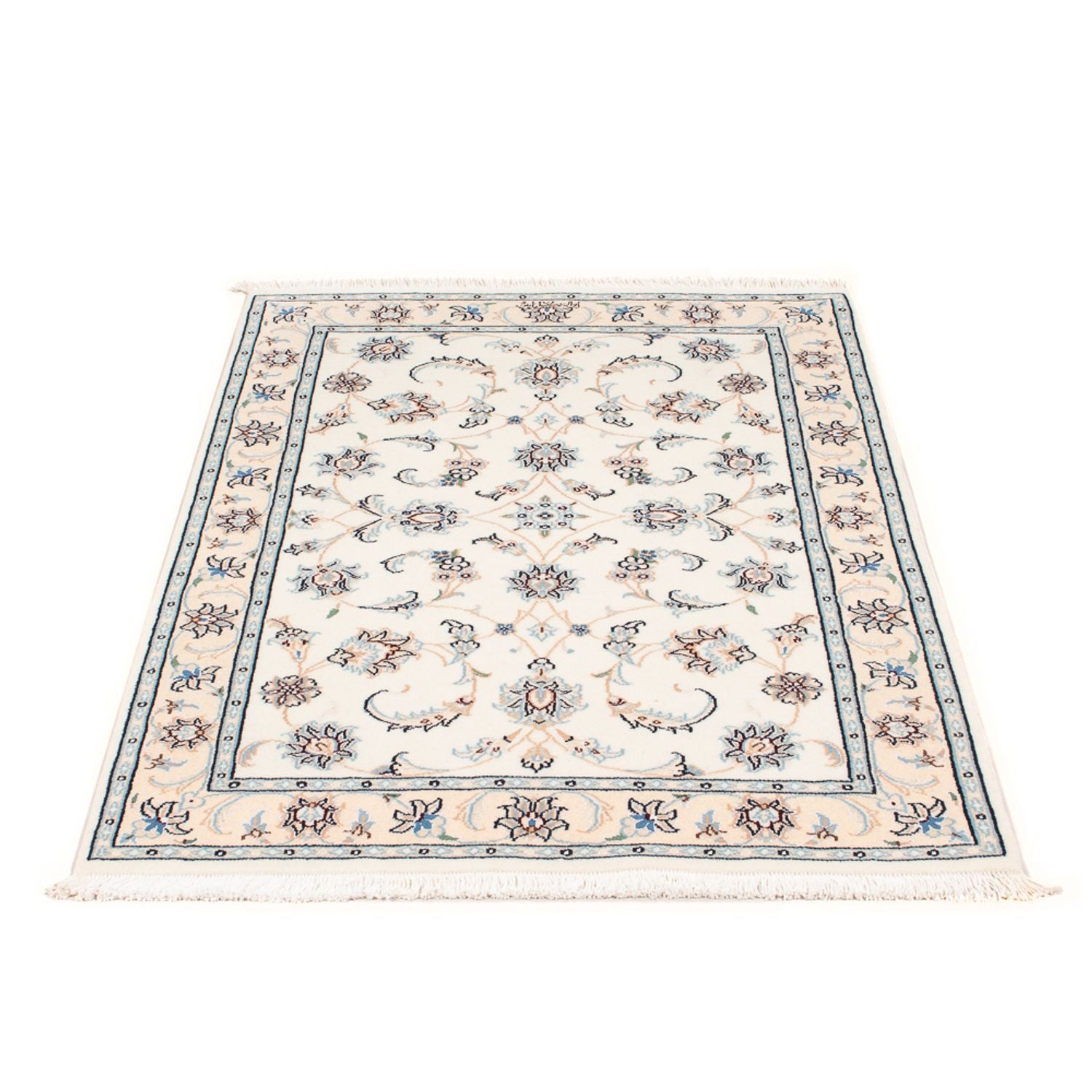 Perserteppich - Nain - Premium - 120 x 81 cm - creme