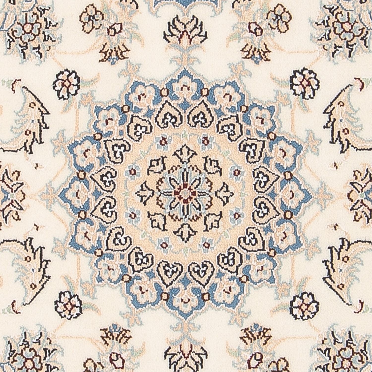Perserteppich - Nain - Premium - 122 x 82 cm - creme