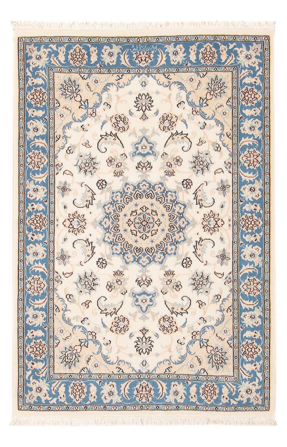 Perserteppich - Nain - Premium - 120 x 81 cm - creme
