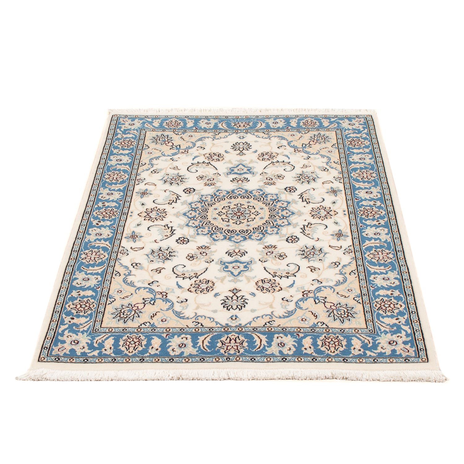 Perserteppich - Nain - Premium - 120 x 81 cm - creme