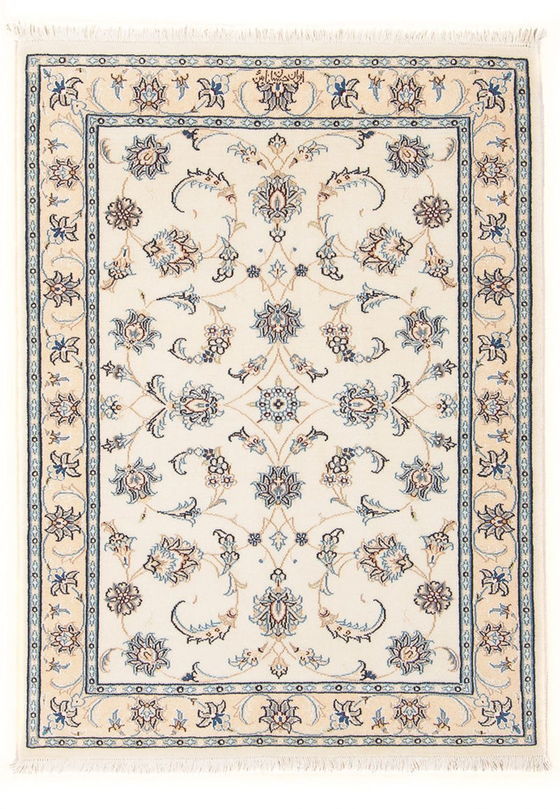 Perserteppich - Nain - Premium - 120 x 81 cm - creme