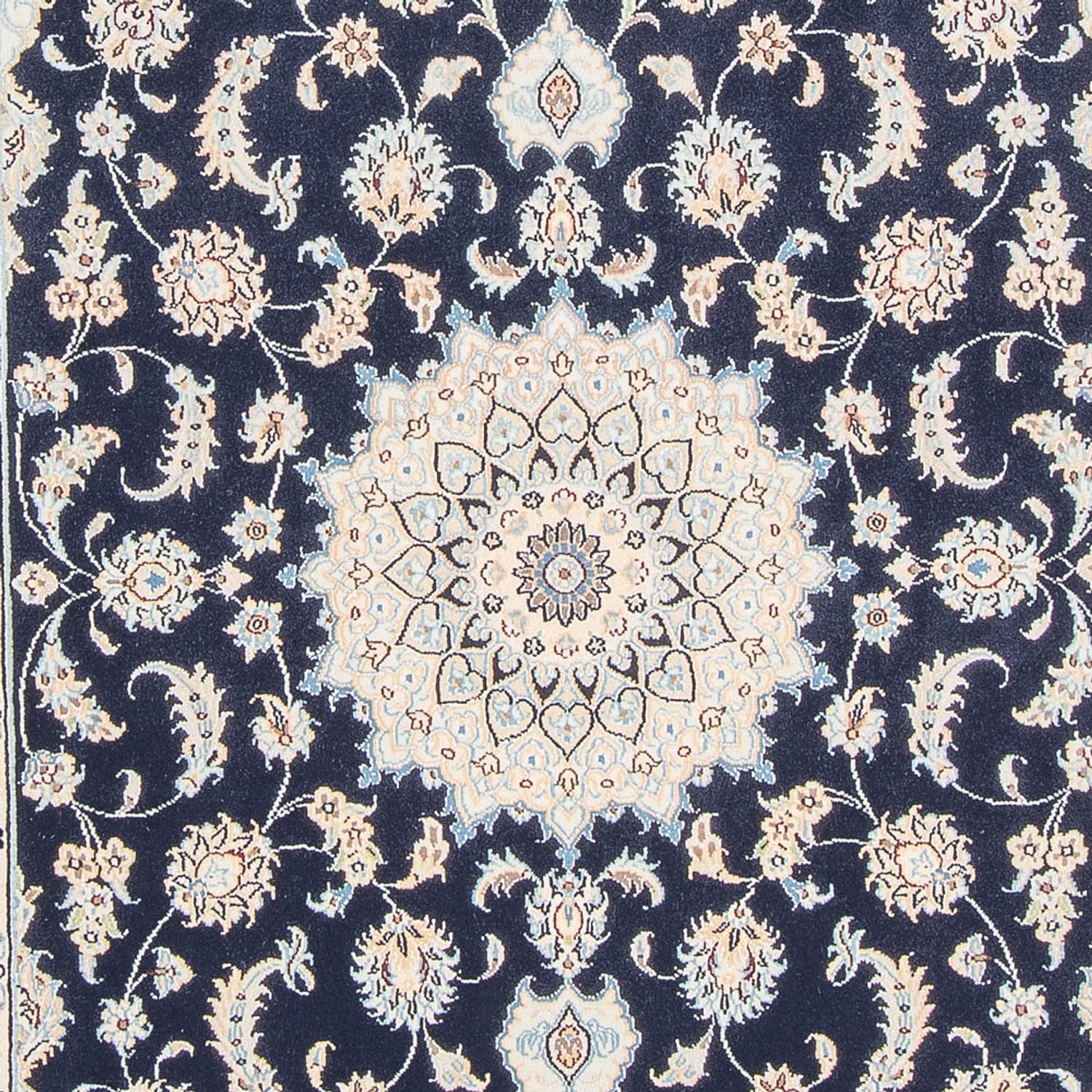 Perserteppich - Nain - Royal - 178 x 120 cm - dunkelblau